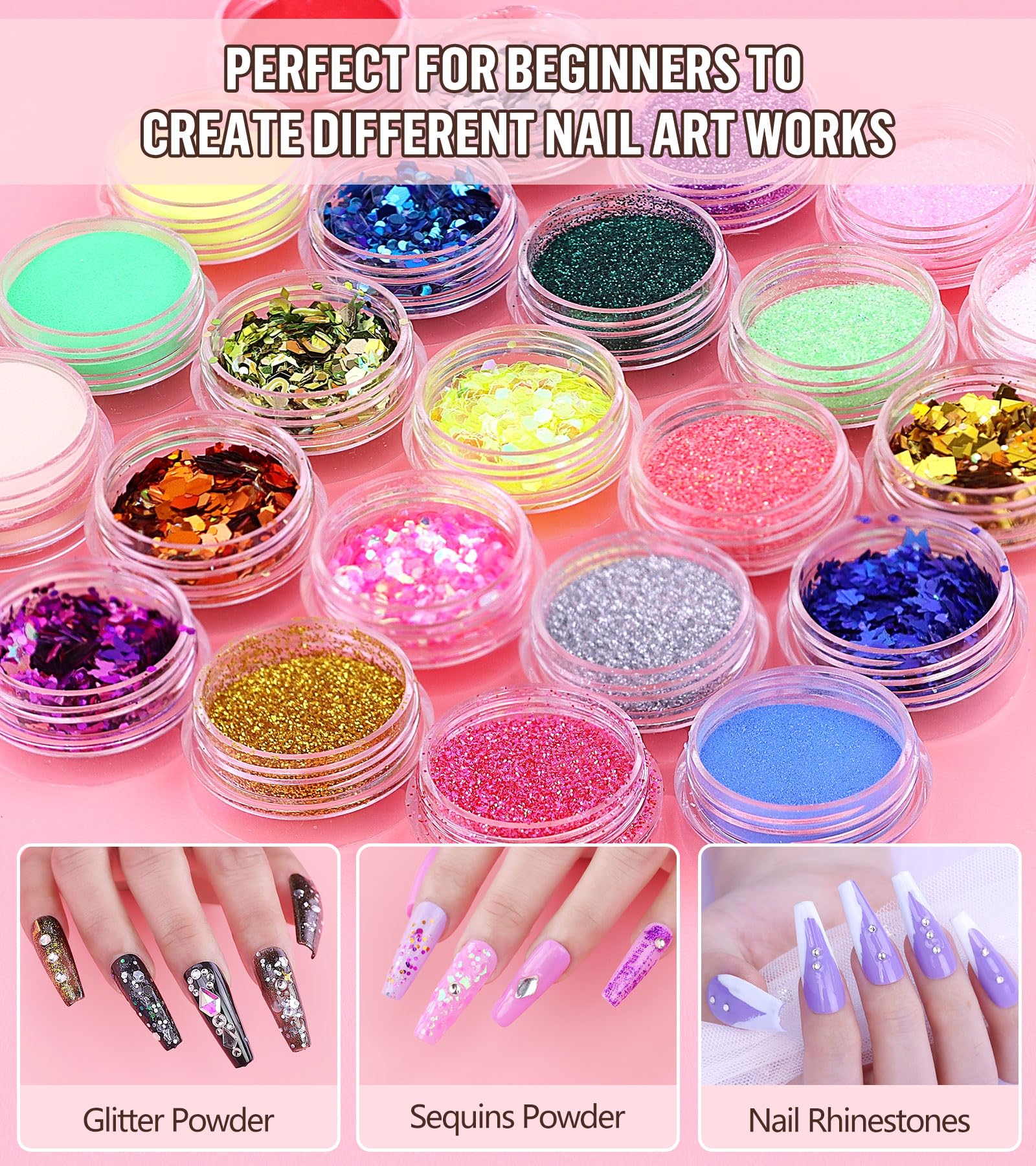 Tips de uñas claros y blancos, paquete de 200 unidades.
