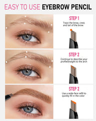 Cepillo espiral de YFulfill difuminando cejas para acabado suave