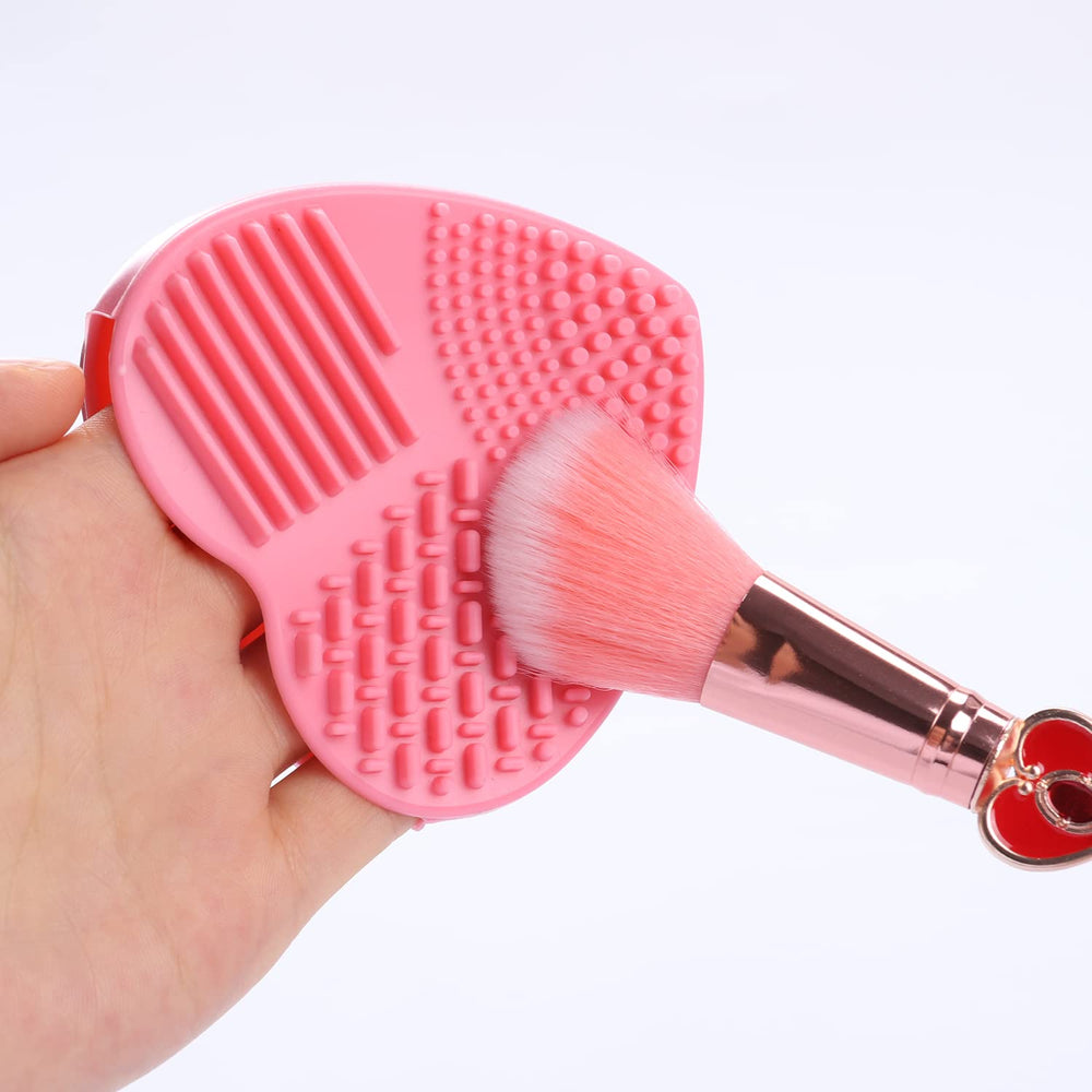 Yi-gog brocha polvos Sailor Moon para fijar maquillaje naturalmente