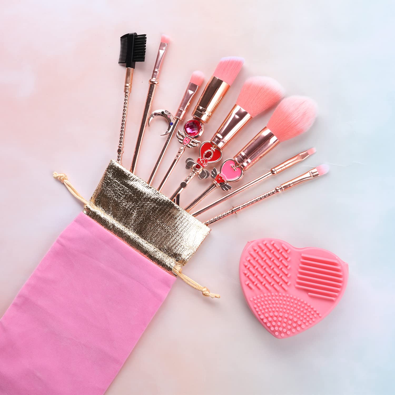 Yi-gog brocha ojos Sailor Moon para sombras precisas y acabado pulido