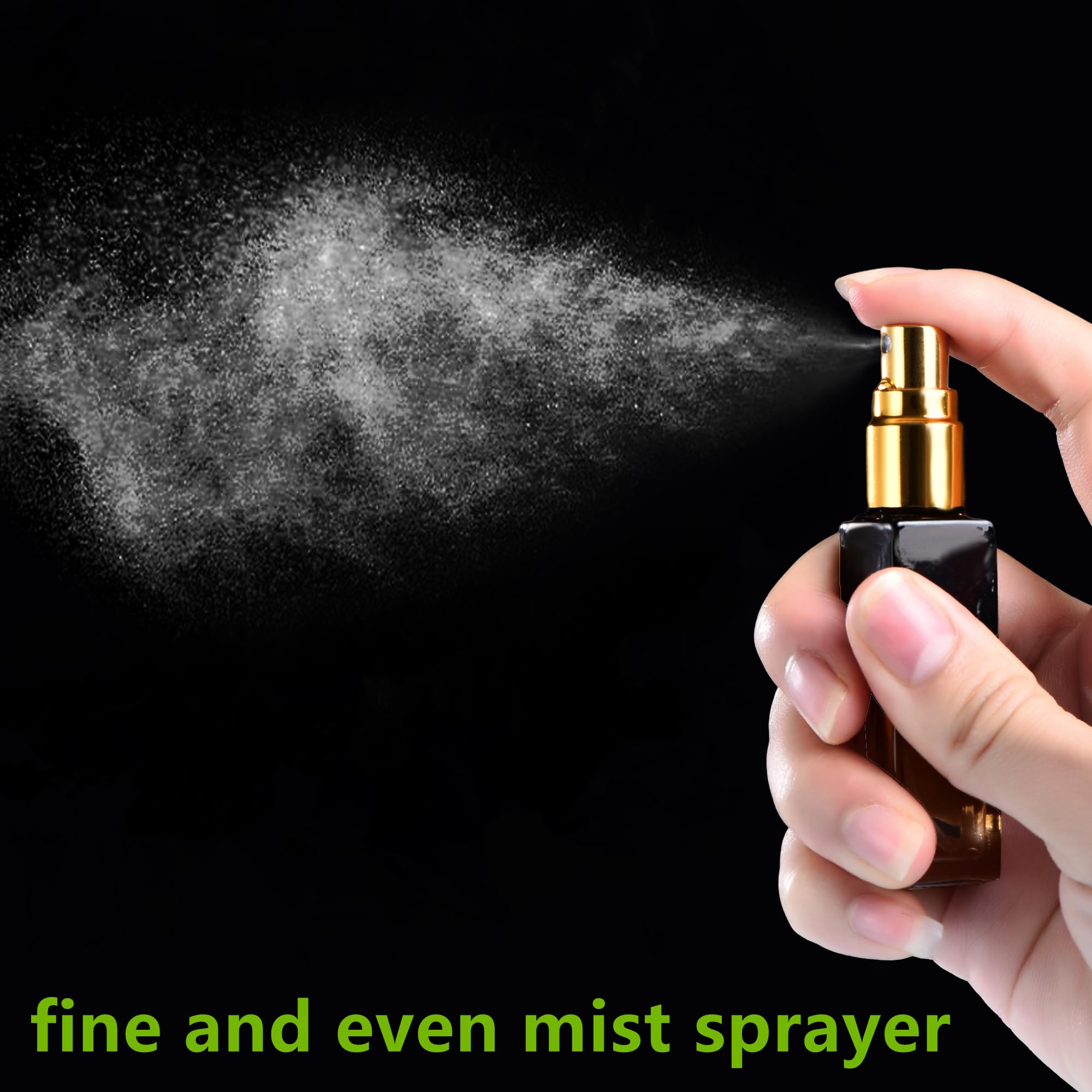 Yikimyfo atomizador de perfume 5 ml morado, recargable para fragancias favoritas.
