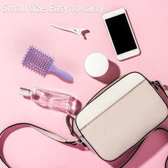 Cepillo Yingbtr multifuncional para aplicar productos, desenredar y refrescar rizos.