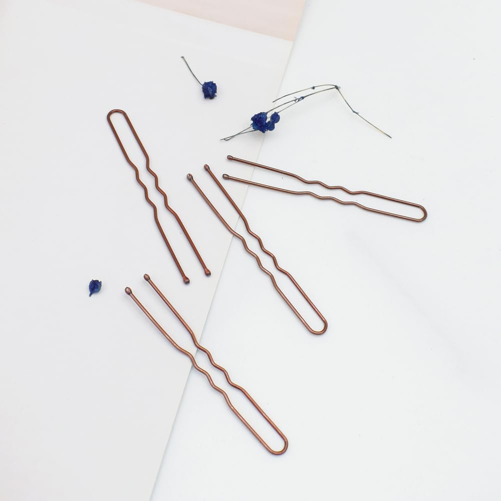 YINGFENG pin-u marrón para trenzas y moños duraderos en cada look.