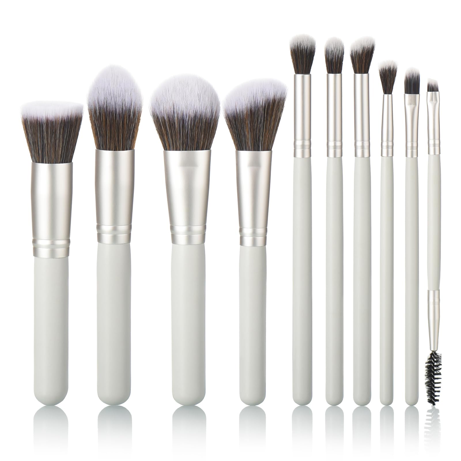 Set de brochas YJ-Anyue de 10 piezas para rostro y ojos