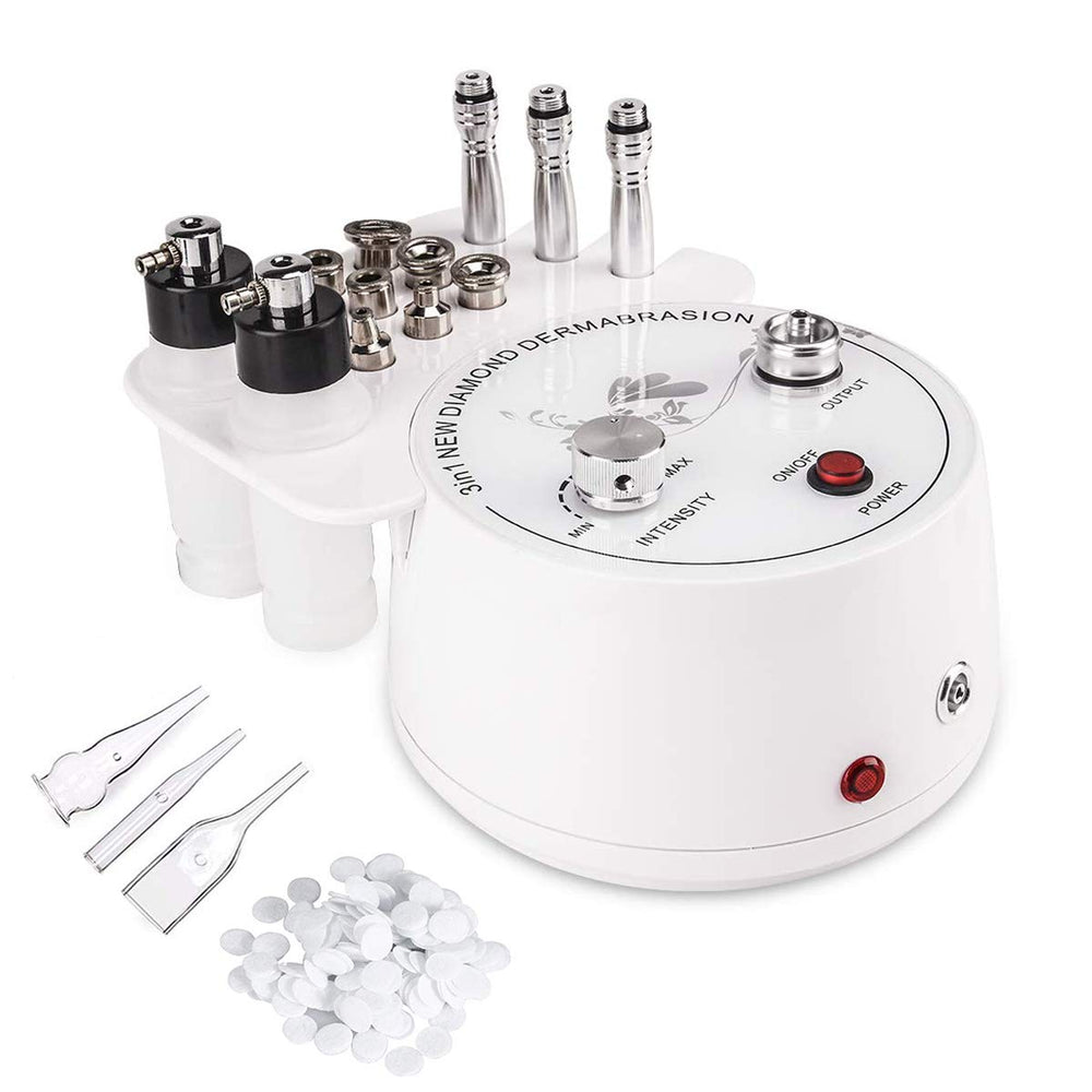 Yofuly diamante microdermoabrasión, sistema tres en uno para cuidado facial en casa.