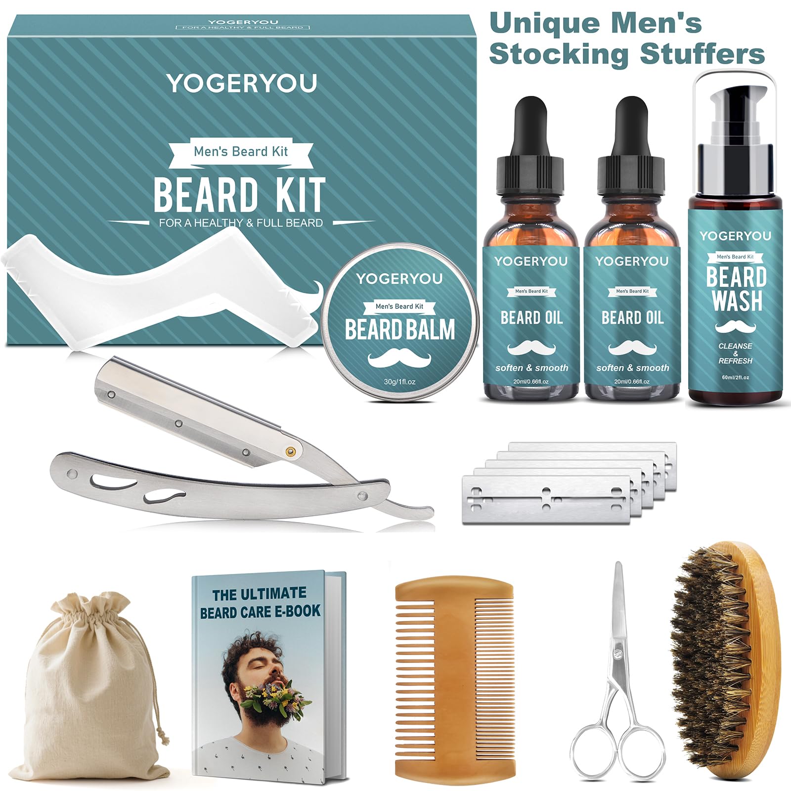 YogerYou bolsa-almacenaje-barba guarda herramientas y facilita viajes.