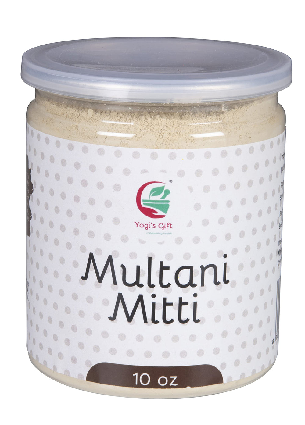YOGI’S GIFT Polvo Multani Mitti para limpieza facial suave y exfoliación