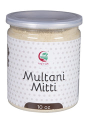 YOGI’S GIFT Polvo Multani Mitti para limpieza facial suave y exfoliación