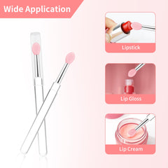 Yoizyfree brocha labial de silicona suave para uso diario.