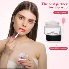Cepillo de labios Yoizyfree, silicona, dos en uno para exfoliar y estimular la circulación.