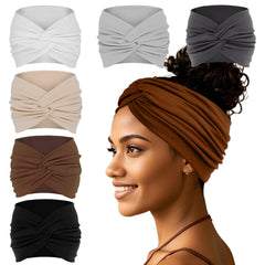 Bandas YONUF para cabello con nudo torcido y estilo versátil.