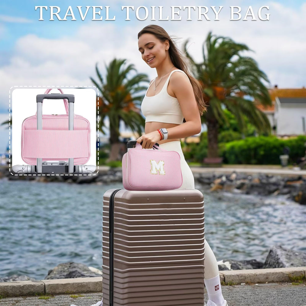 YOOLIFE bolsa de higiene con 4 compartimentos para ordenar productos.