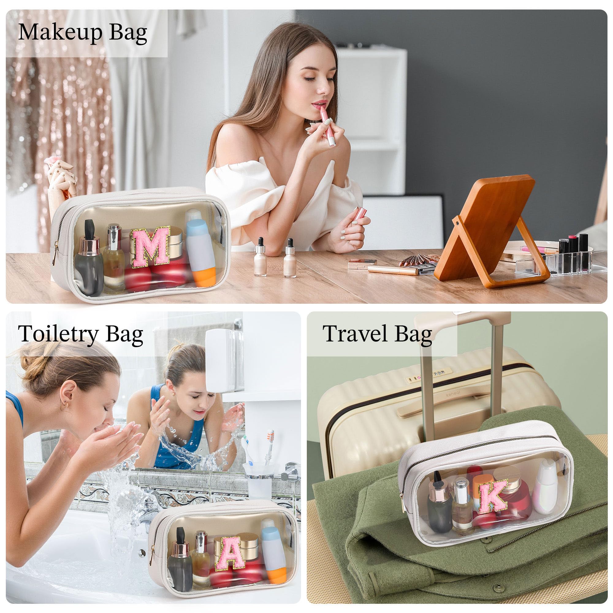YOOLIFE bolsa maquillaje portátil para ordenar cosméticos y objetos pequeños