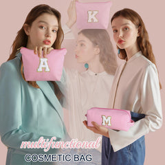 YOOLIFE Initial Makeup Bag, opción personalizable, regalo perfecto para mujeres.