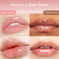 Balsamo labial YOTOCK mantequilla cafe helado para color sutil y humectacion