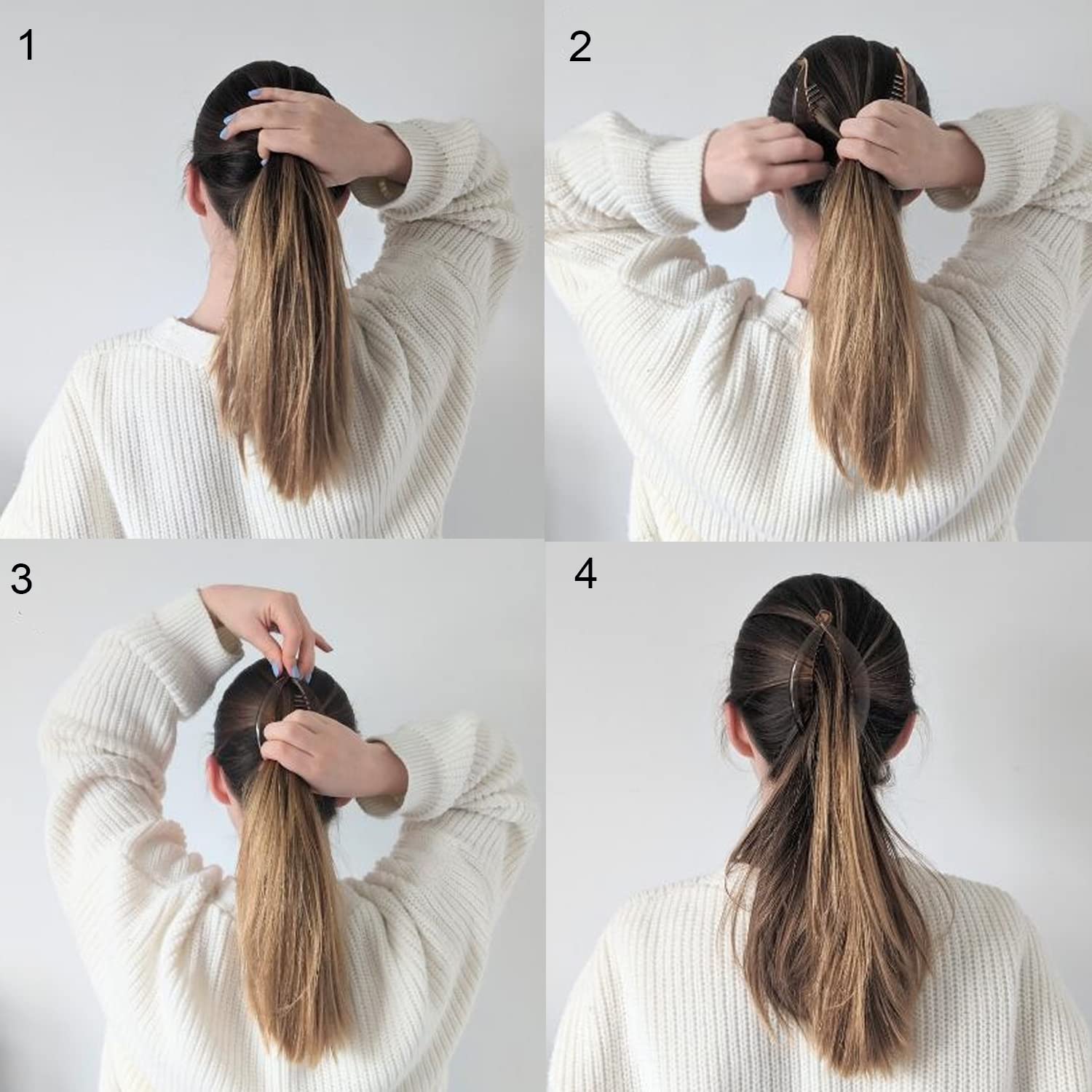 Clip banana Youme en tres colores para combinar looks