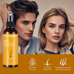Aplicador spray de YOUNGYOUNGLOVE para aplicar Minoxidil 5% con biotina.