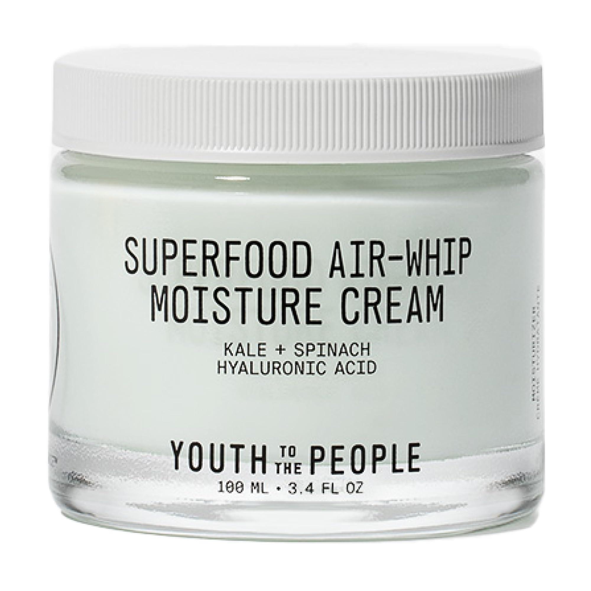 Youth To The People, crema Air-Whip en botella jumbo, hidratación duradera para la piel.