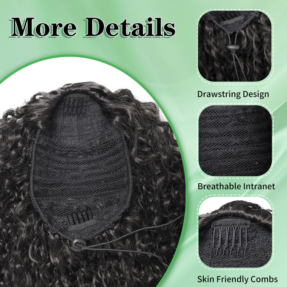 Youthfee textured blend hair movement blending with natural tresses