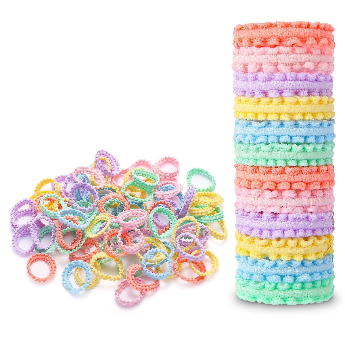 Youxuan ligas elasticas pequeñas para pelo suave y seguro.