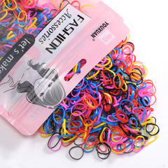 YOUXUAN ninos elasticos pelo colores: banda elastica para peinados divertidos.