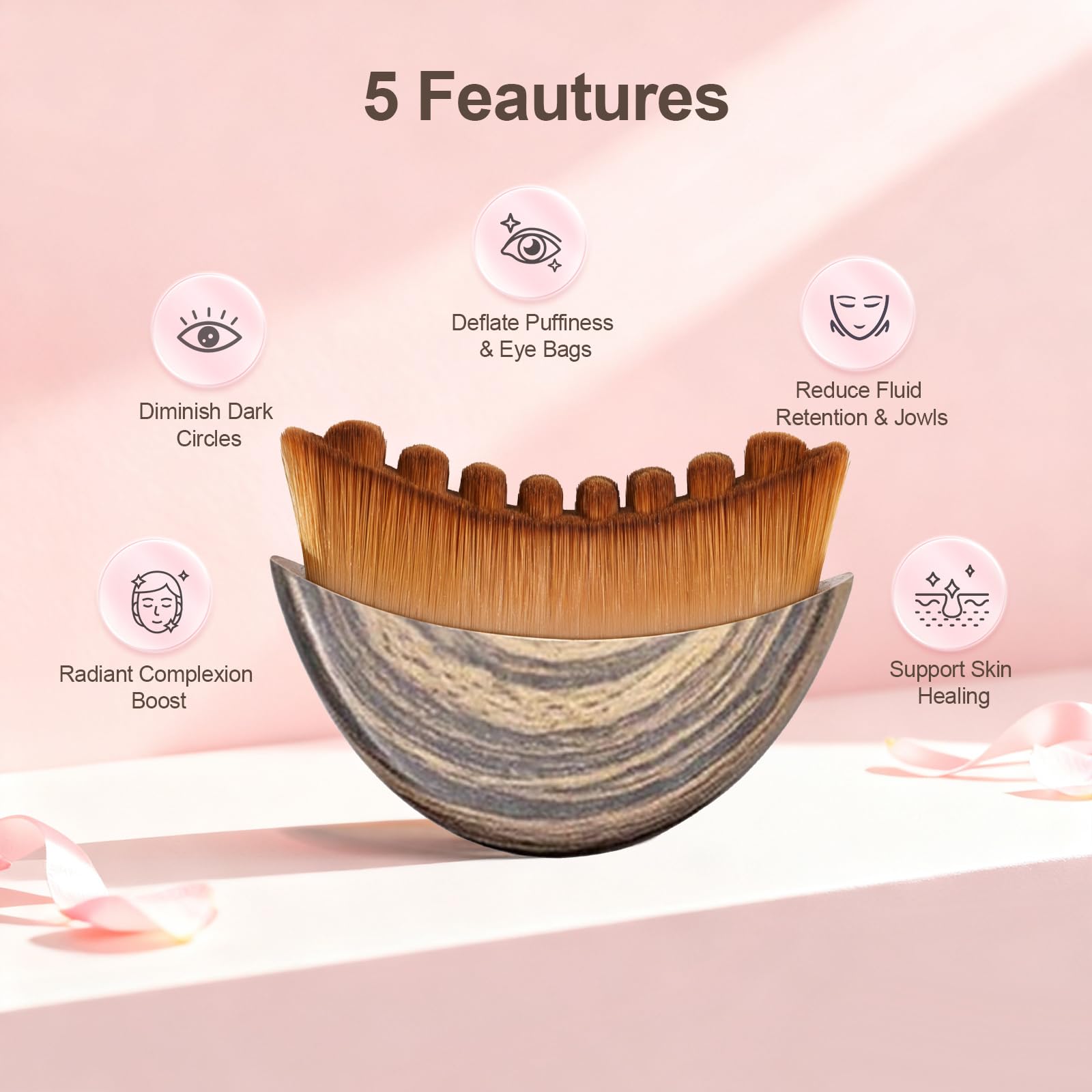 Cepillo de Yqzjjjust para definir mandíbula y reducir hinchazón facial de forma suave