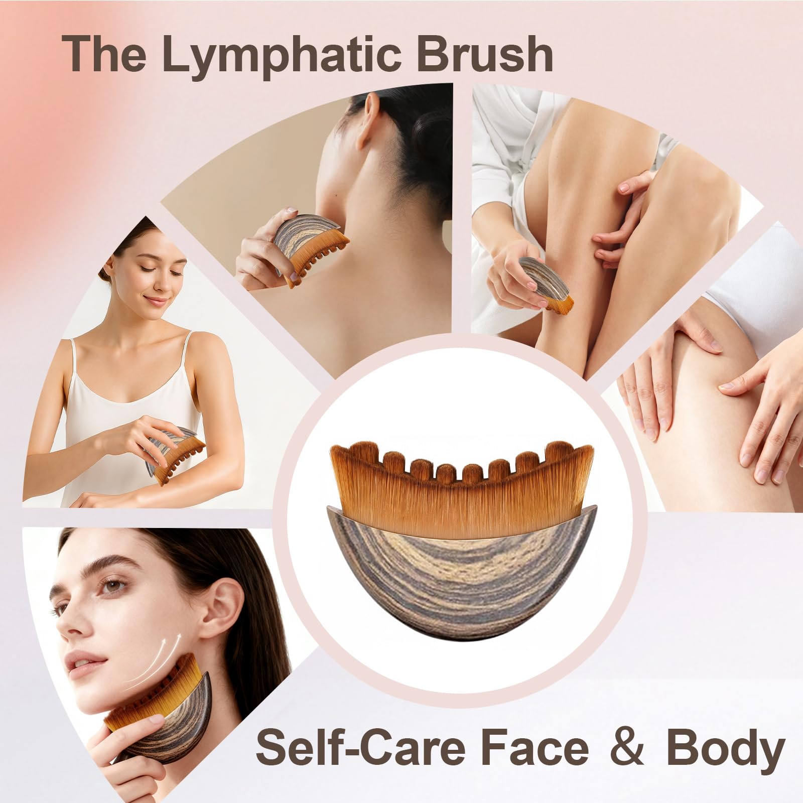 Cuidado minimalista con Yqzjjjust, cepillo facial ergonómico para uso diario