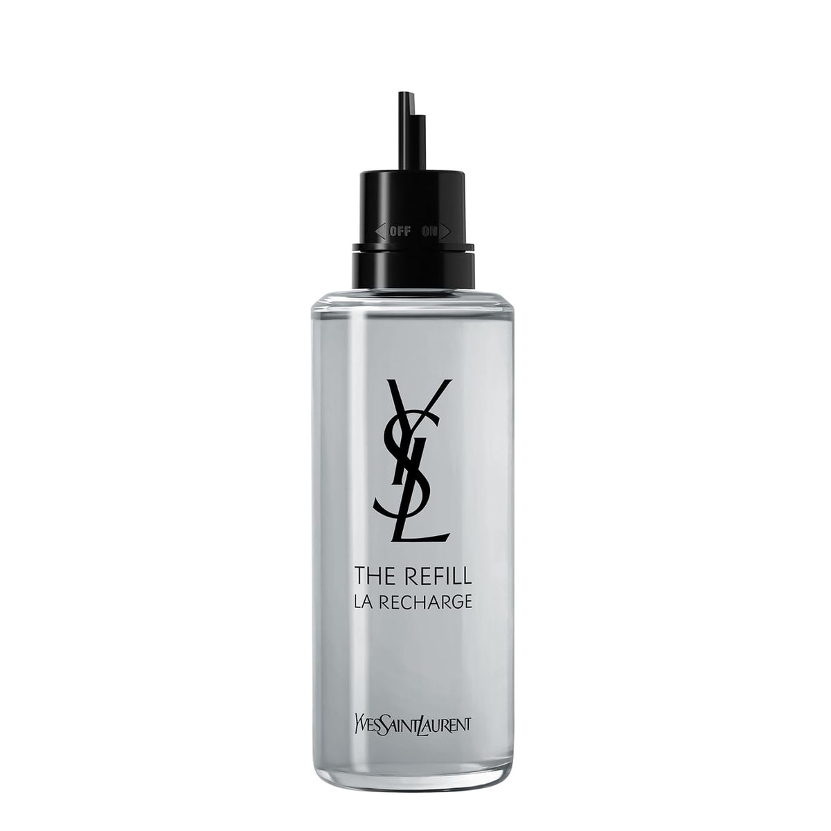 YSL Myslf: botella recargable, aroma duradero para uso diario.