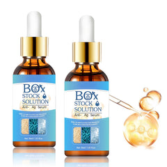 Yuanyuuo 2Box serum texture swirl illustrates light, fast-absorbing hydration.