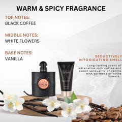 YSL Black Opium, pimienta rosa para un toque picante y sofisticado.