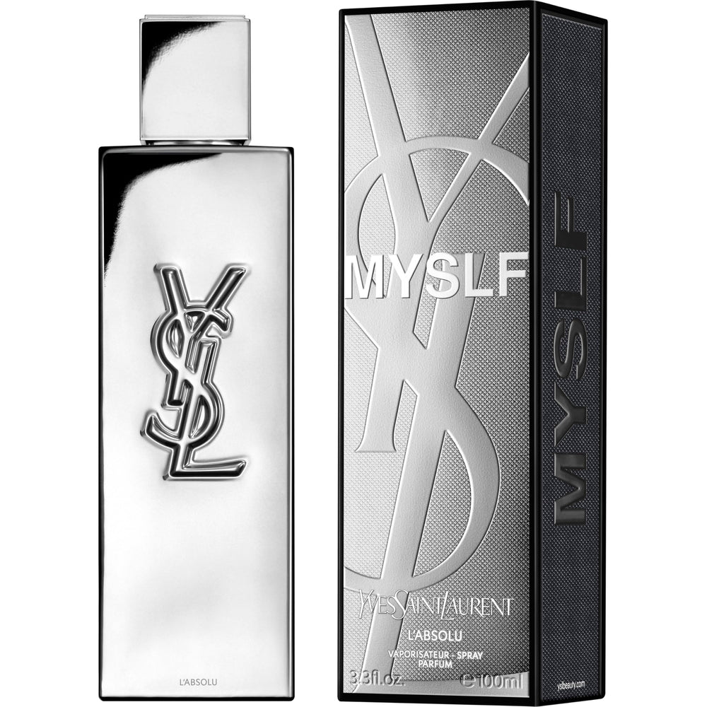 Yves Saint Laurent MYSLF L'ABSOLU, botella elegante para un aroma duradero e inolvidable.