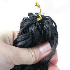 YWIGS cabello crochet versátil, ideal para recogidos y moños.
