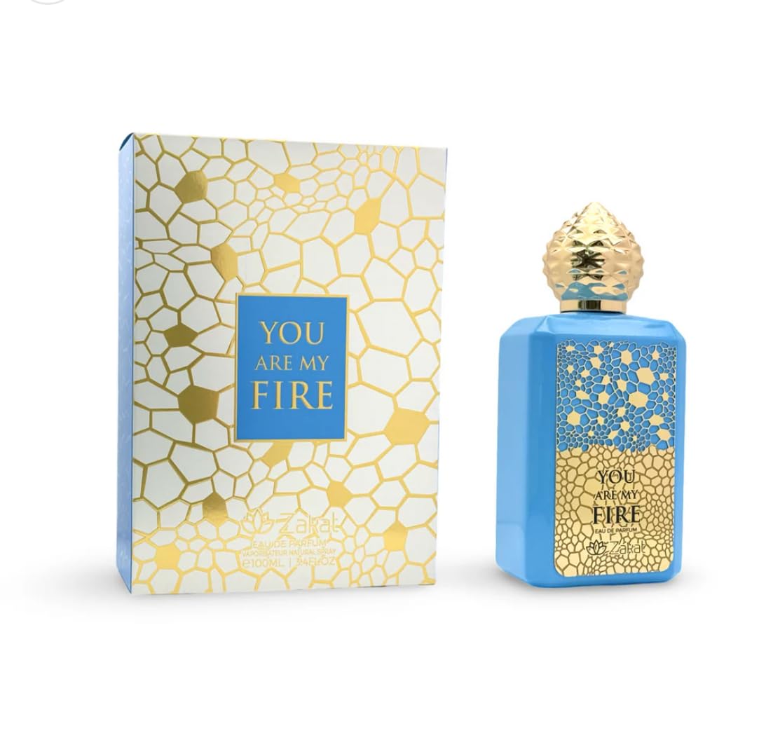 Frasco de Zakat tu eres mi fuego para uso diario y presencia elegante