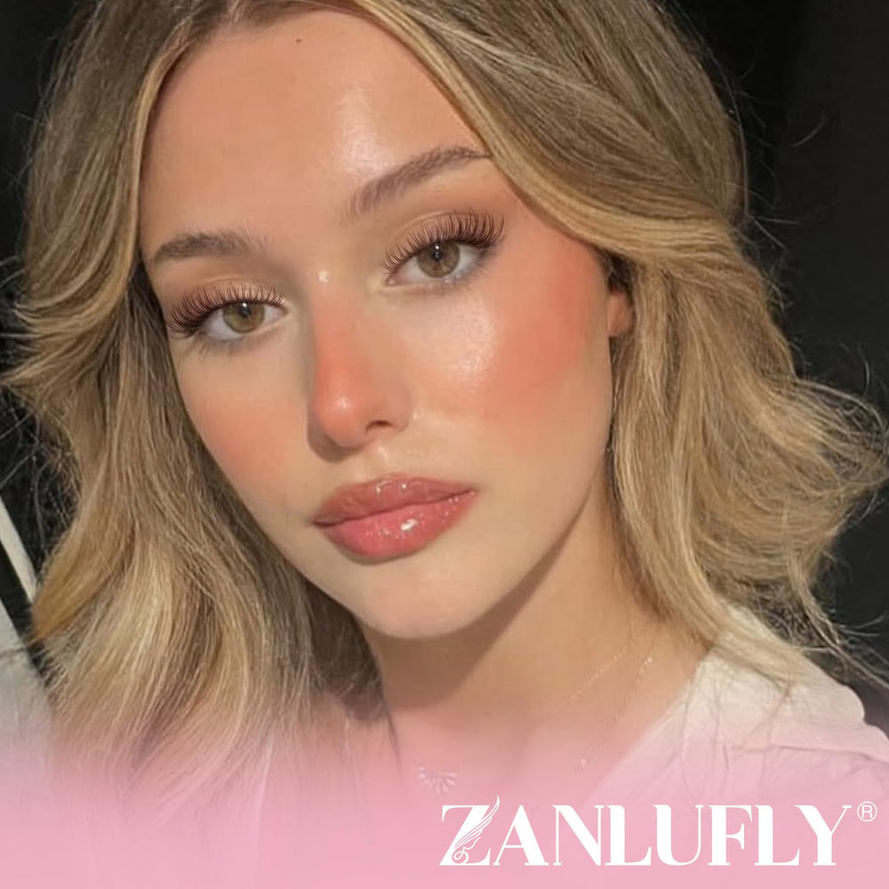 zanlufly lash clusters con curva C, unión discreta para un resultado natural.