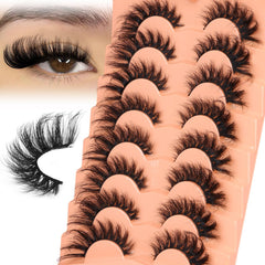 Pestanas Zanlufly vison ojo-zorro para elevar la mirada con volumen natural.