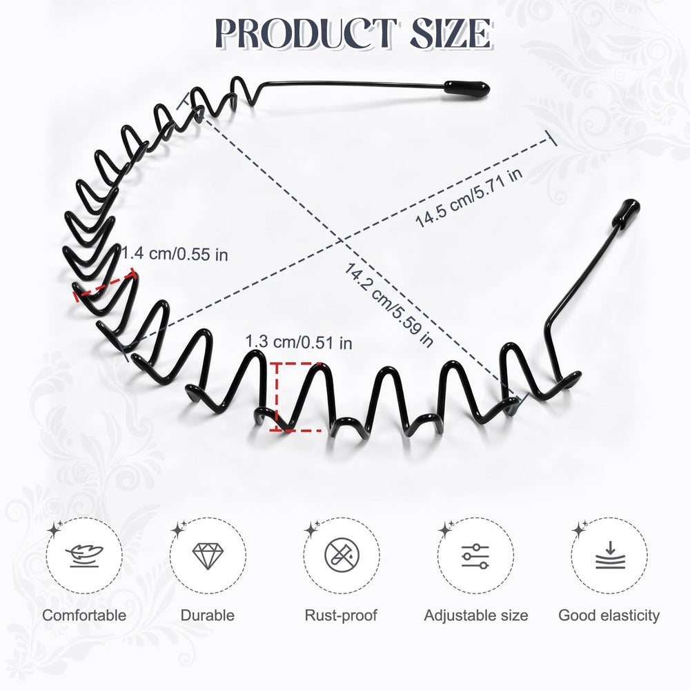 ZASZO Band Metal Ajuste Flexible: se adapta a cabeza y estilo.