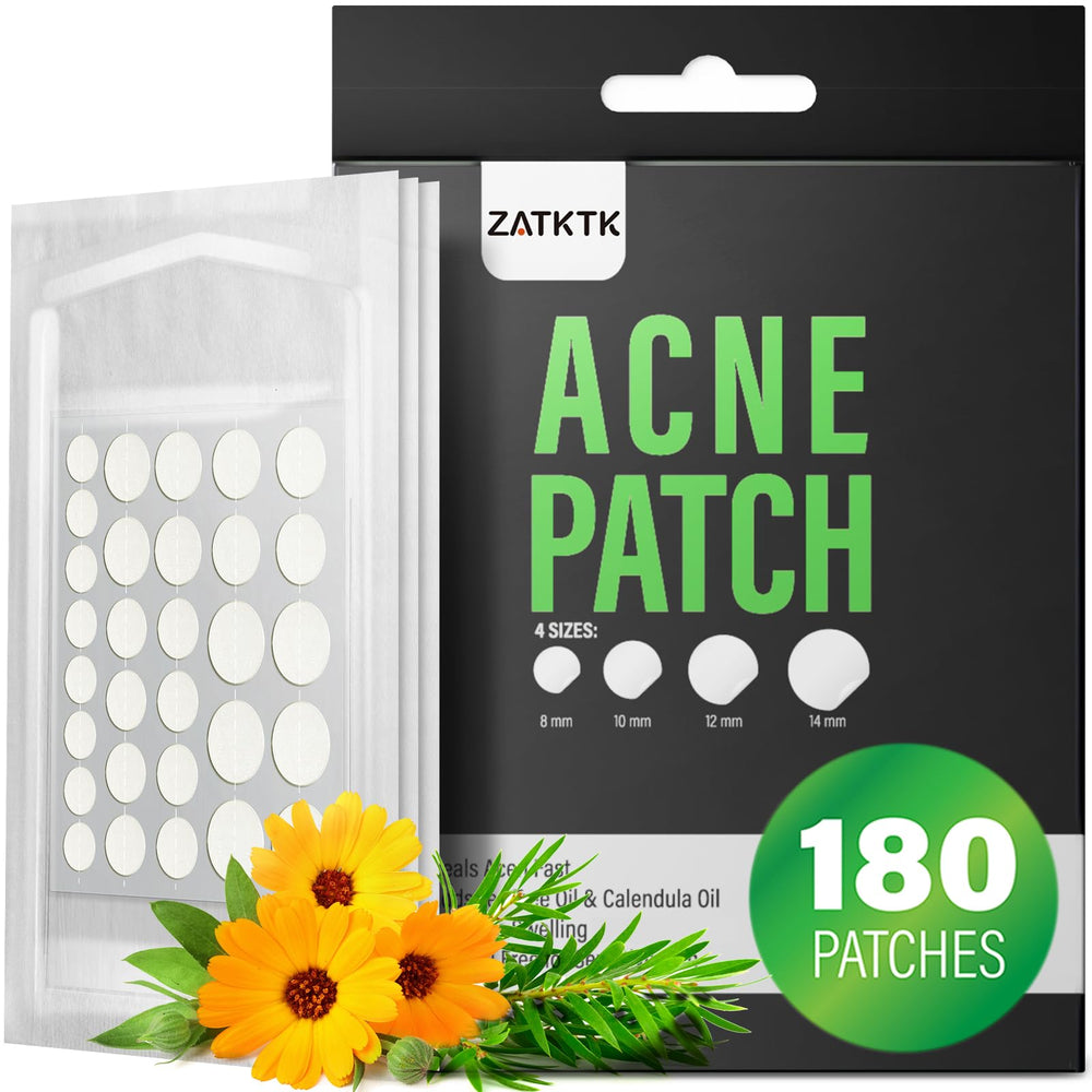 Parche ZATKTK para acné invisible cubre discretamente la imperfección.