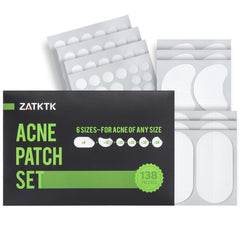 Parche ZATKTK de 8 mm para cara, cobertura puntual y discreta.