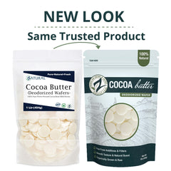 Zatural manteca de cacao: láminas con textura cremosa para usos variados.