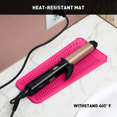 ZAXOP superficie de silicona resistente, evita quemaduras en la mesa de maquillaje.