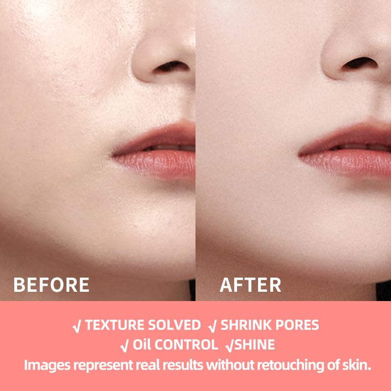 Zeesea finish on the face after setting for a refreshed look.