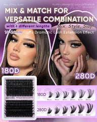 Pestañas Zenotti 14-18mm para look diario con glamour moderado.