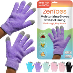 ZenToes guantes nocturnos hidratantes con gel de jojoba para piel suave