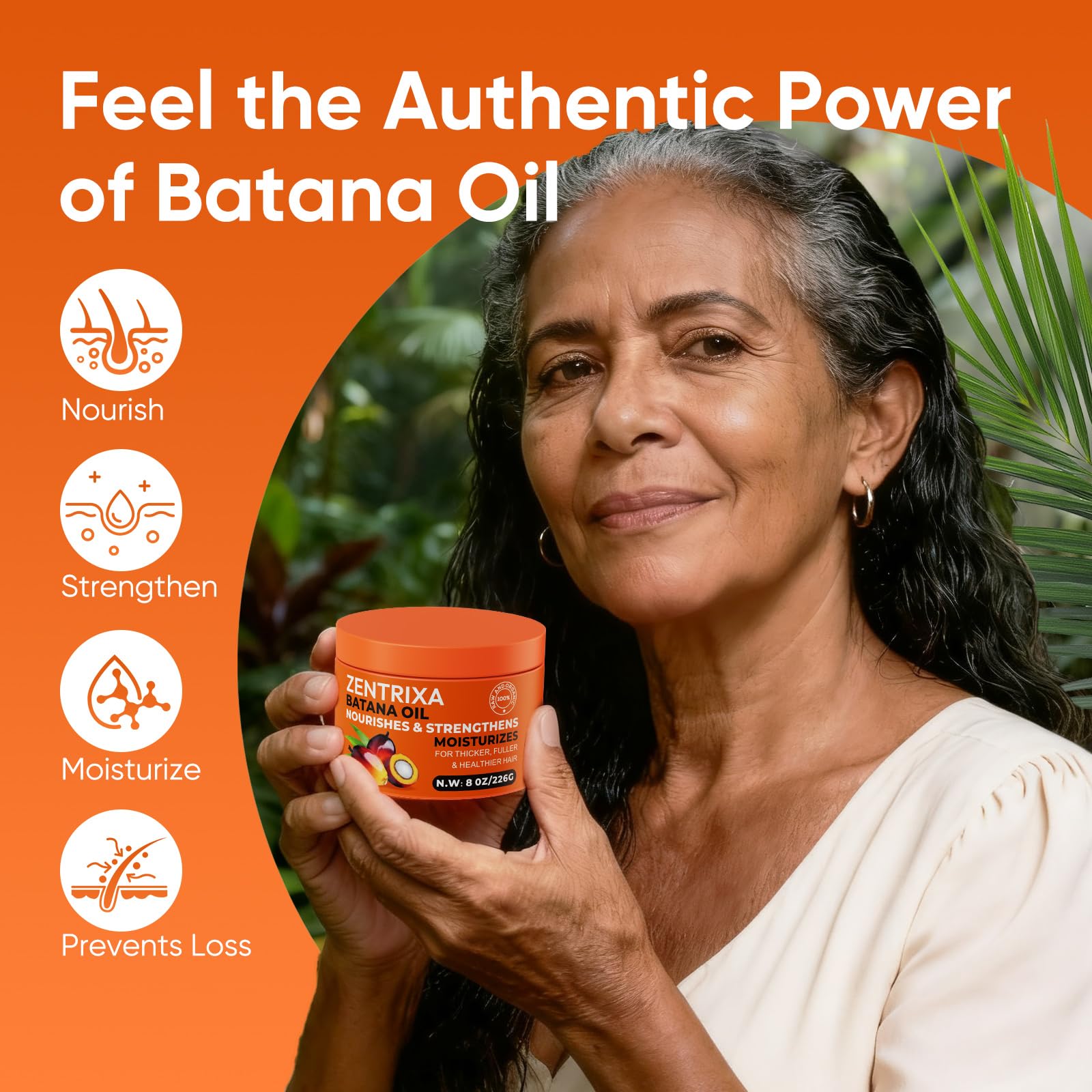 ZENTRIXA Batana Oil, aroma natural que complementa rutinas de belleza.