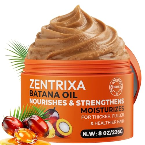 ZENTRIXA Batana Oil para el cabello, brillo natural y suavidad en cada peinado.