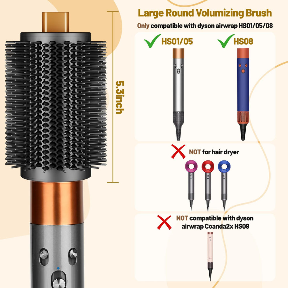 Zephlow accesorio Airwrap grande facilita peinados con volumen duradero.
