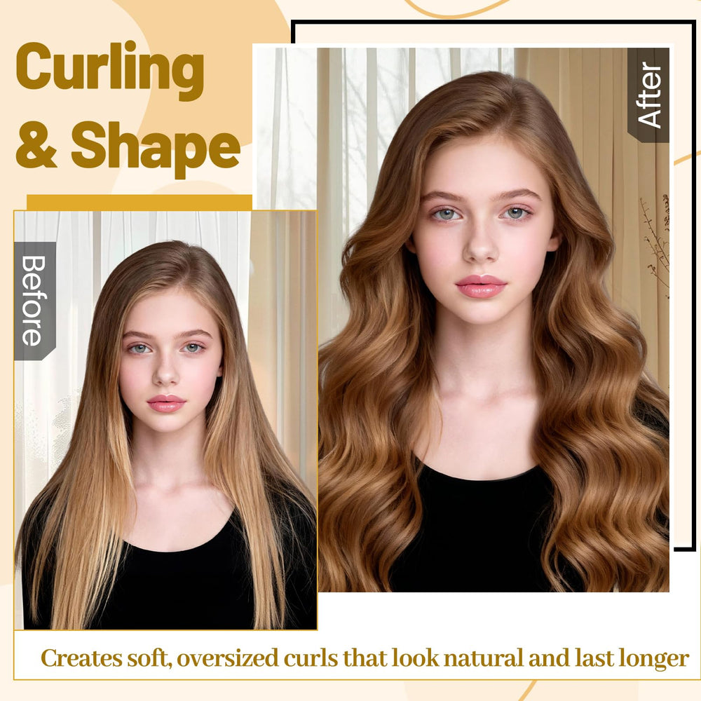 Zephlow cabello largo Airwrap para movimientos definidos y naturales.