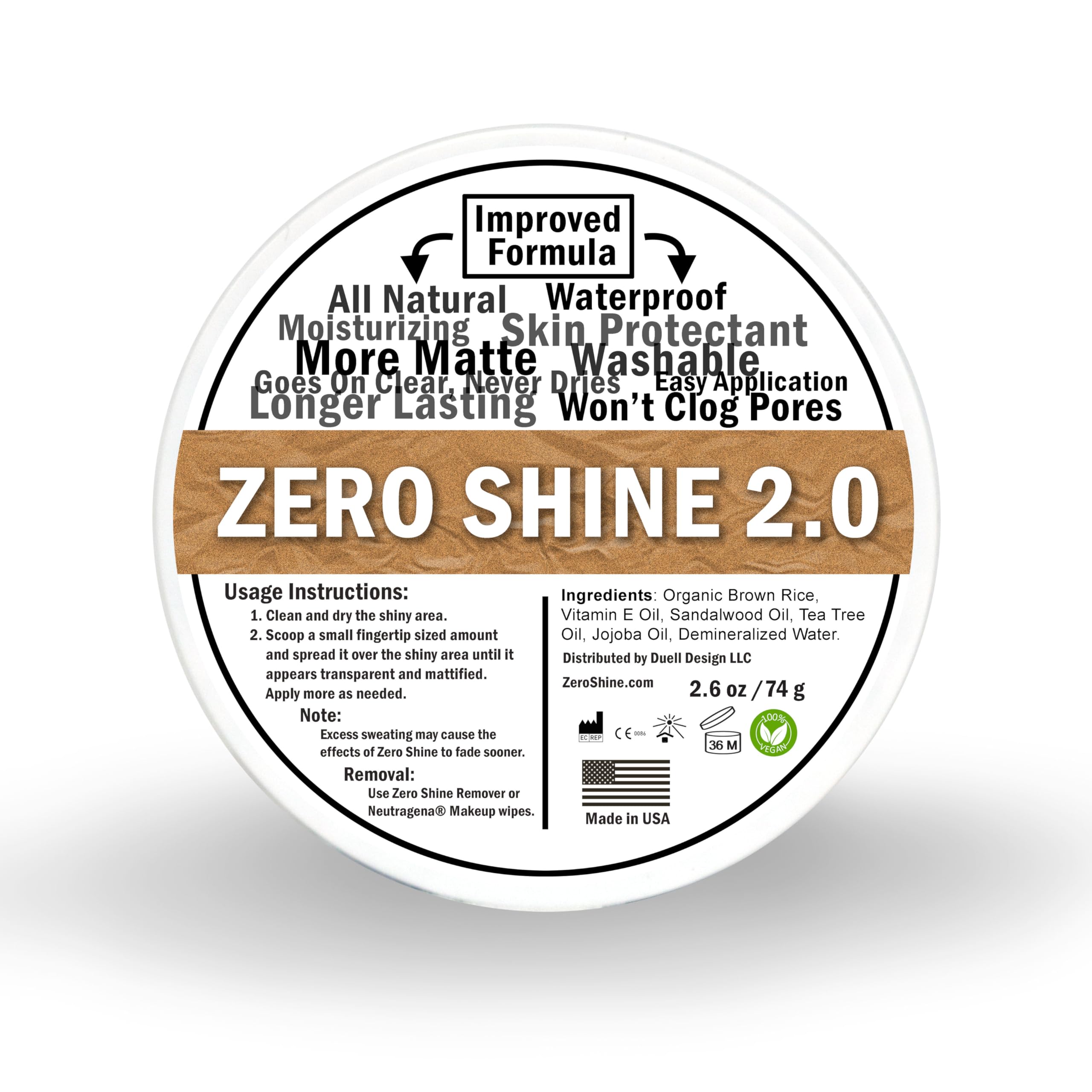 Zero Shine Jar SMP Matte 2.0 muestra textura mate para control diario del brillo.