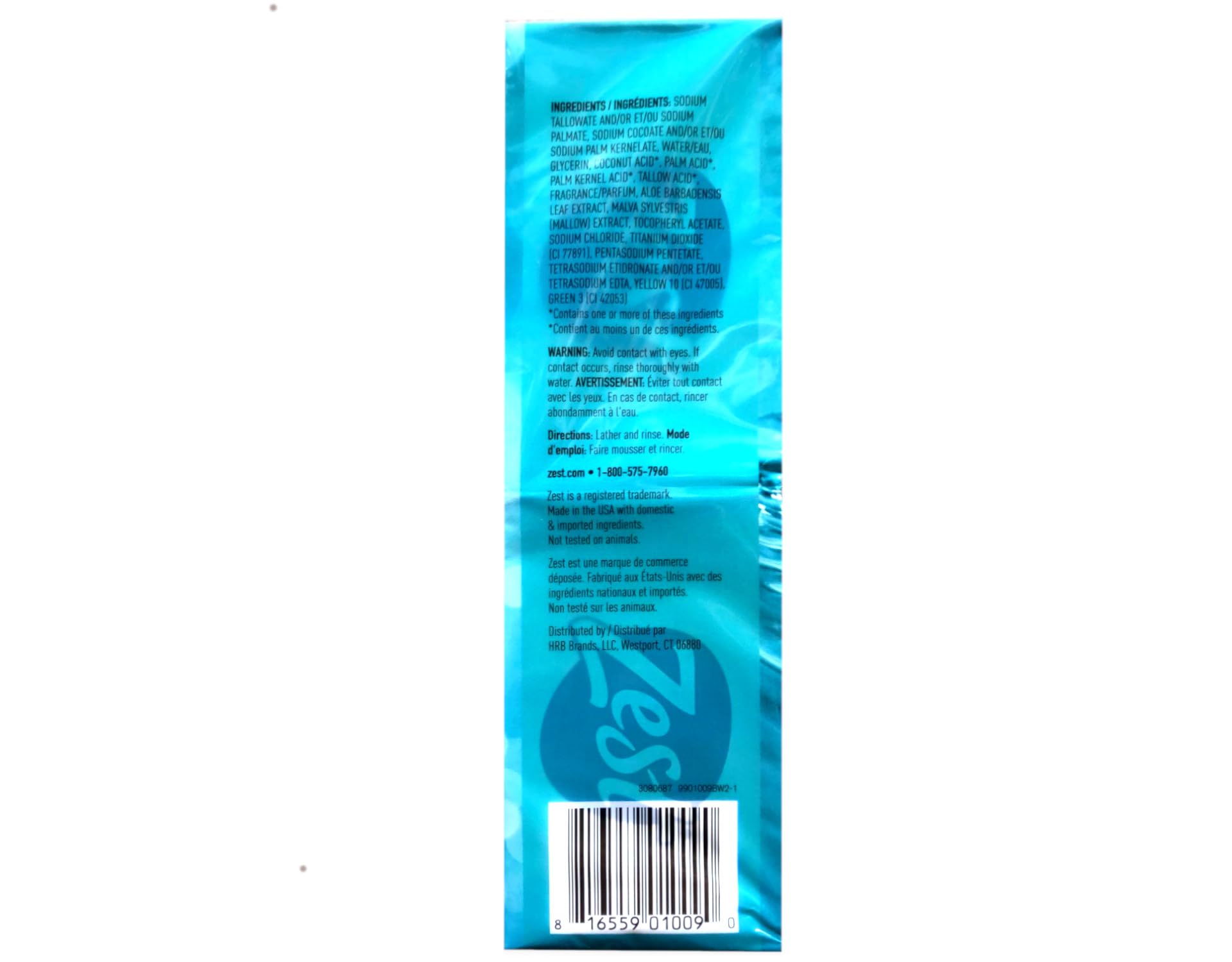 Zest Aqua textura cercana revela crema suave y rica