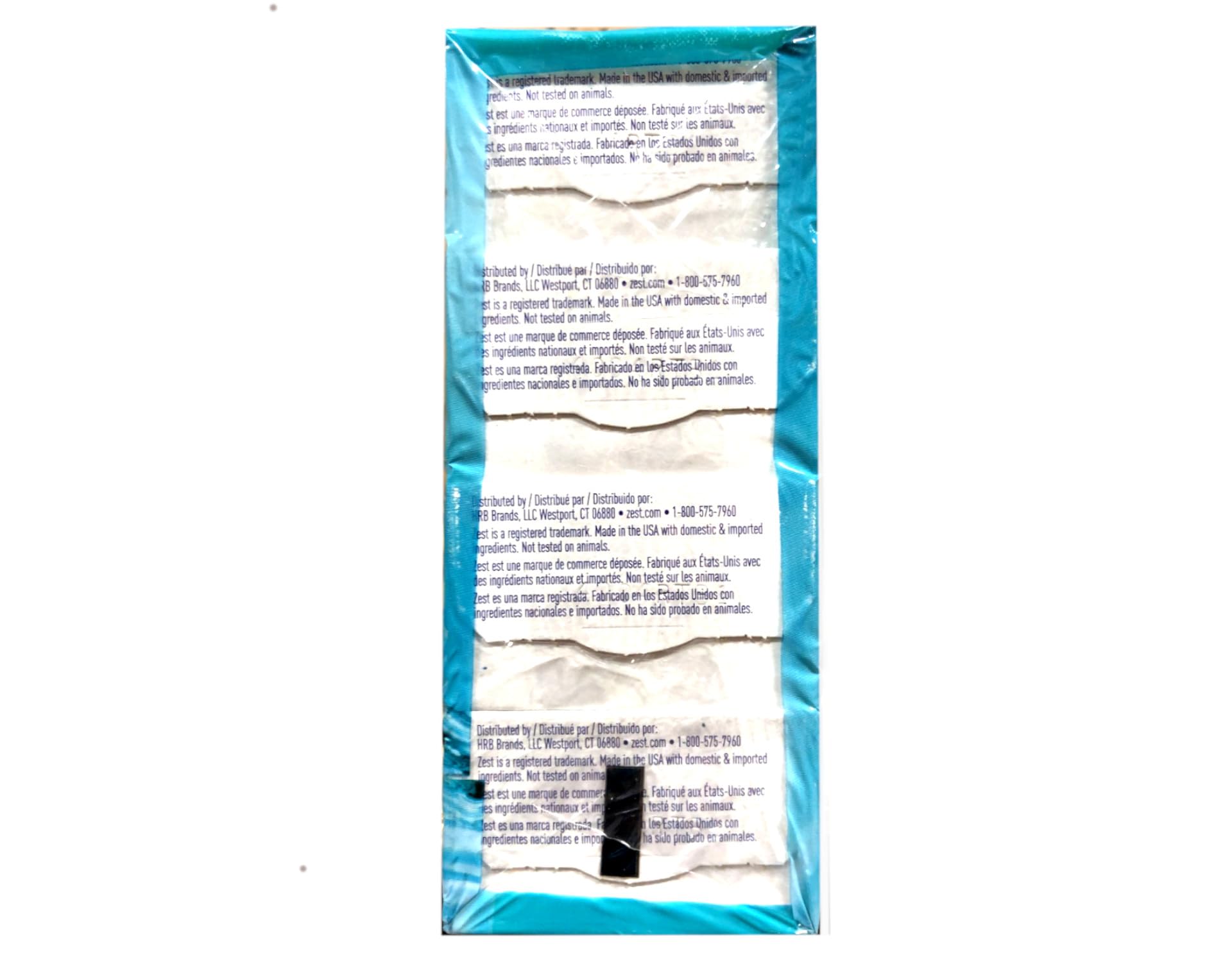Zest Aqua Pure: barra duradera para una experiencia de limpieza prolongada.